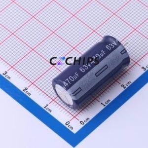 ตัวเก็บประจุอิเล็กโทรไลต์อะลูมิเนียมแบบ Through-Hole รุ่น ERS1JM471W25C36T ขนาด D12.5xL25 มม. 470uF 20% 63V 12.5 มม. - Product Image 1