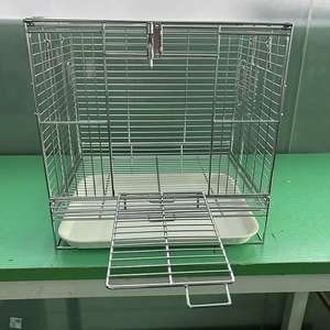 Gıda sınıfı 304 paslanmaz çelik katlanabilir basit kafes yıkanabilir kutu ambalaj yetiştiriciliği ve dış mekan kullanımı için 1 dakika içinde yüklü - Product Image 6