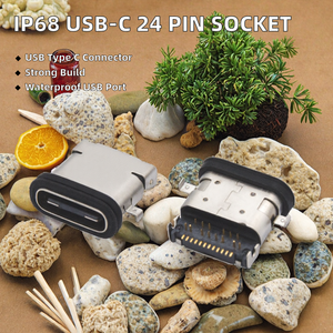 Conector USB 3.1 Tipo C de Montaje Medio con Clasificación IP68, Conector USB Resistente al Agua - Product Image 2