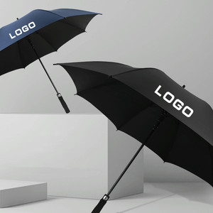 Paraguas de <span class=keywords><strong>golf</strong></span> recto de fibra de vidrio personalizado impreso promocional 27 pulgadas EVA minimalista paraguas deslizante con logotipo personalizado para adultos - Product Image 5