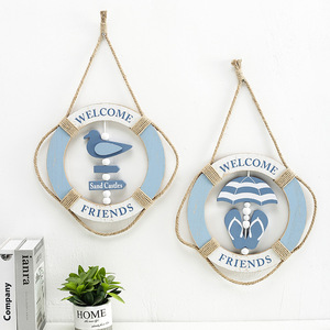 Decoración de Pared con Anillo de Vida de Madera Estilo Mediterráneo, 29CM, Circular, Decoración para el Hogar, Juego de Varias Piezas - Product Image 3
