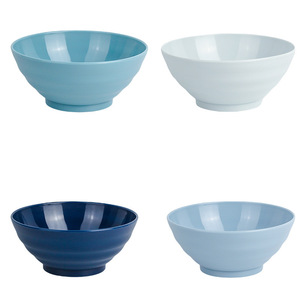 Bols à soupe en plastique PP pour la maison, bols à nouilles instantanées, bols en plastique de couleur unie pour le petit-déjeuner, ensembles de vaisselle, bols à fruits - Product Image 1