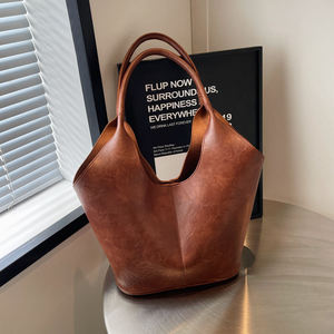 Sac à bandoulière grande capacité pour femme, vente chaude, personnalisable, classique, simple et tendance, vente en gros - Product Image 2