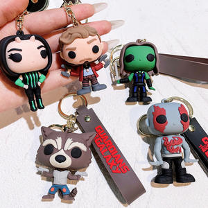 Joylit Cool Cartoon Merveilles <span class=keywords><strong>Gardiens</strong></span> <span class=keywords><strong>de</strong></span> <span class=keywords><strong>la</strong></span> <span class=keywords><strong>Galaxie</strong></span> 3D Poupée Film Personnage Porte-clés Exquis Sac Décoration Pendentif - Product Image 2