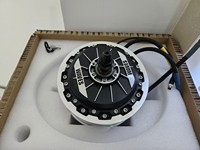 Moteur de moyeu CC sans balais pour TROTTINETTE ÉLECTRIQUE 6,5 pouces 10KW 48V/60V/72V/88V CC 100Nm Stator 127MM Acier magnétique haute performance 70MM 40 PÔLES