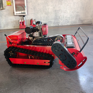 Livraison Gratuite Tondeuse Robot Télécommandée Autotractée sur Chenilles 80-120CM avec Moteur CE, Moteur Haute Performance Antidérapant et Roulement - Product Image 4