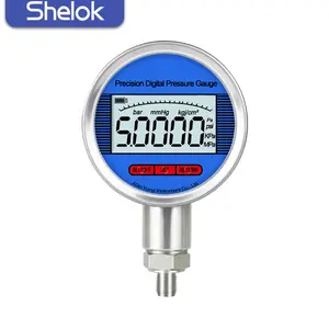 Manómetro Digital de presión de agua, aceite hidráulico de precisión manual, 4Mm, gran oferta