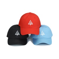 Casquettes de Baseball « Dad Hat » en Coton Noir Non Structurées et Vierge à 6 Panneaux, de Luxe, Unies pour Homme et Femme, avec Logo Brodé Personnalisé