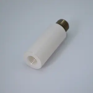 Good Quality corrosion resistance Metal threaded zirconia ceramic plunger Metal threaded