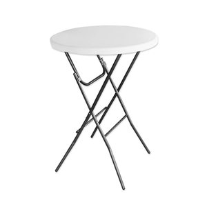Wholesale 4ft Round Portable <strong>Folding</strong> <strong>Card</strong> <strong>Table</strong> Indoor Outdoor Plastic Garden Foldable Picnic Party Dining Bar <strong>Table</strong> for Events - Product Image 1