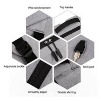 Sac à dos promotionnel léger Oxford personnalisé avec logo pour ordinateur portable, idéal pour le bureau, les voyages d'affaires et les étudiants, avec port de chargement USB