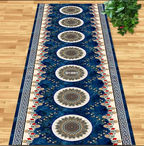Tappeto <span class=keywords><strong>Vintage</strong></span> Floreale per Corridoio Lavabile e Pieghevole per Casa, Hotel e Ingresso - Product Image 5