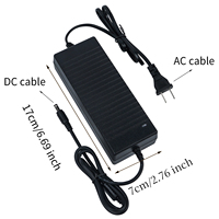 Alimentation à découpage CA/CC haute efficacité BAIWEI Electronics 60W 12V 5A, adaptateur d'alimentation CC 12V 5A