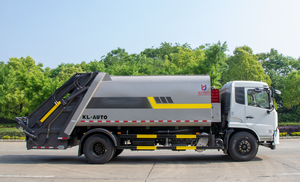 <span class=keywords><strong>Precio</strong></span> de Fábrica, Camión de Basura Shacman 4x2 de 14 CBM, Compactador de Basura de Carga Trasera de Alta Calidad y Alta Eficiencia - Product Image 4