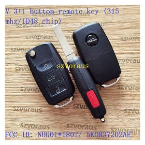 Di alta qualità Volvo 3 + 1 telecomando Smart Car chiave Fob 315 Mhz/ID48 Chip - Product Image 2