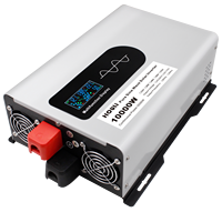Convertisseur de puissance à onde sinusoïdale pure HOULI 10000W Peak, 12V 24V 48V DC vers AC 220V, hors réseau, pour la maison, alimentation solaire de secours