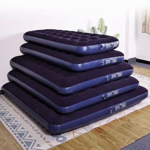 Single or Double Person Portable Inflatable Mattress Thickened Outdoor <b>Camping</b> Air <b>Bed</b> with Lazy Person Floor Mat - Product Image 1