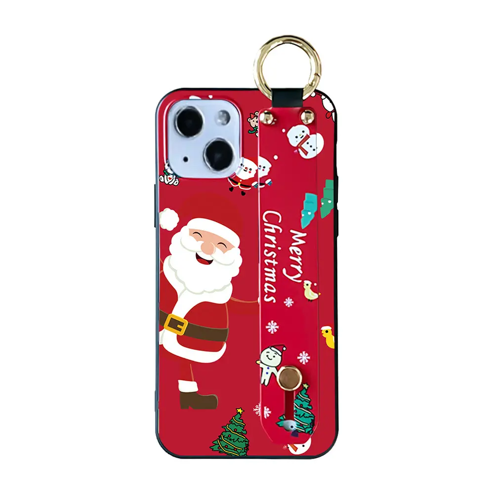 Casing ponsel hadiah rusa Natal, sarung ponsel gelang boneka untuk iPhone 15 PRO tpu untuk samsung galaxy note 8