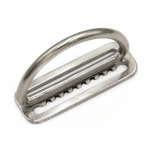 Gian lận phần cứng nhanh chóng điều chỉnh đáy quần 50mm thép không gỉ 316 Tri trượt khóa với <span class=keywords><strong>D</strong></span> Vòng - Product Image 1