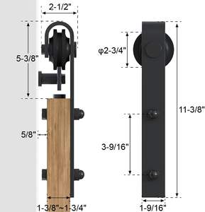 Bas <span class=keywords><strong>de</strong></span> <span class=keywords><strong>porte</strong></span> <span class=keywords><strong>de</strong></span> grange encastré Double <span class=keywords><strong>porte</strong></span> extérieure intérieure simple voie <span class=keywords><strong>de</strong></span> contournement industriel Kits <span class=keywords><strong>de</strong></span> quincaillerie pour <span class=keywords><strong>porte</strong></span> <span class=keywords><strong>de</strong></span> grange <span class=keywords><strong>coulissante</strong></span> - Product Image 4