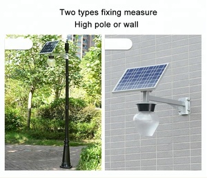 Offre Spéciale 8W <span class=keywords><strong>lampe</strong></span> de cour solaire Super lumineux LED lumière de jardin télécommande <span class=keywords><strong>photovoltaïque</strong></span> alimenté par batterie période réglable <span class=keywords><strong>extérieur</strong></span> - Product Image 6