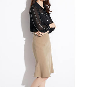 Falda larga de algodón para dama, falda larga de algodón de alta calidad - Product Image 3