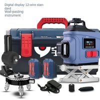 Niveau laser vert YU 16 lignes haute précision 5W ABS, idéal pour l'extérieur, avec fonction de marquage de niveau d'eau, ODM