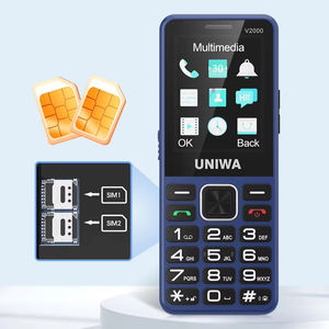 V2000 Batería grande personalizada Botón grande Anciano Personas mayores Teléfono móvil no rastreable SOS Teclado Global 4G Característica Teléfono - Product Image 1