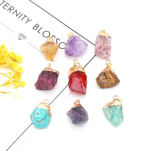 Хит продаж, сережки с подвеской в виде необработанных камней - Product Image 4