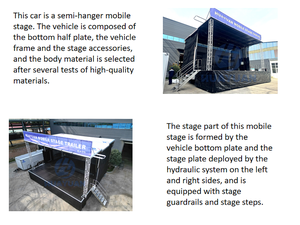Semi-remorque de scène mobile S425 pour événements professionnels, scène de 9,7 m et haute résistance au vent - Product Image 4