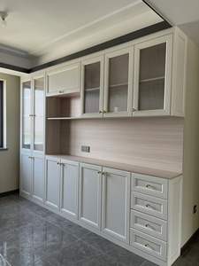 Gabinete de almacenamiento de vino de estilo francés personalizado con estantes de vidrio, muebles para el hogar para sala de estar, Bodega de vino - Product Image 3