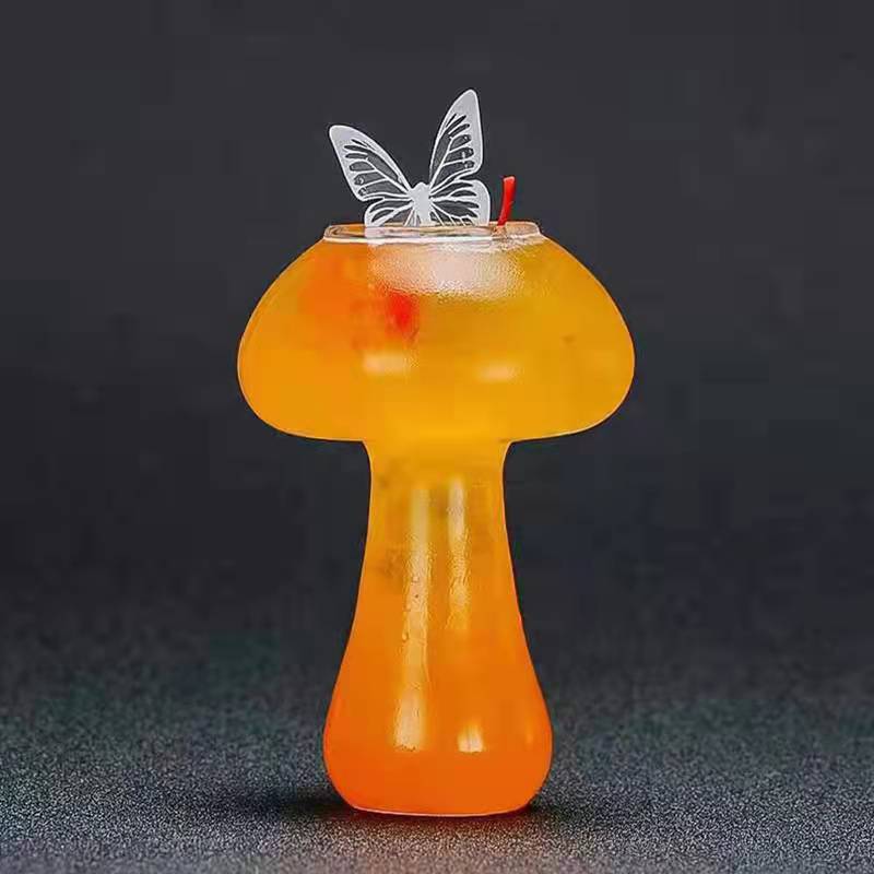全新创意个性化玻璃蘑菇风格鸡尾酒杯