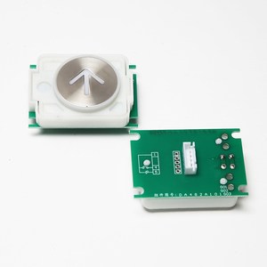 Repuestos para Elevadores, Botón de Cabina DC12V DA482/MTD482, Botones de Presión Modernos Cuadrados para Uso en Hoteles - Product Image 4