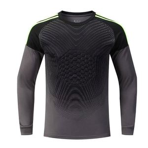 Wholesale High Quality Breathable Quick Dry 100% Polyester Unisex Soccer Goalkeeper Jersey 2026 Long Sleeve <b>Red</b> Sets - Product Image 5