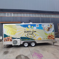 Camion de restauration entièrement équipé et personnalisé aux États-Unis, chariot de vente de hot-dogs, remorque alimentaire avec équipement de cuisine de restaurant complet