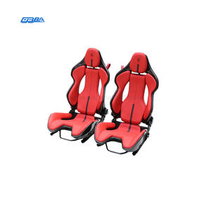 Asiento de Carreras Personalizado OEM en Fibra de Carbono Color Rojo para Ferrari F8 Tributo Spider con Cuero Nappa - Product Image 2