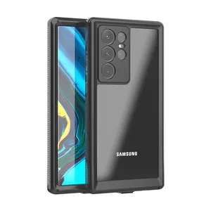 Shellbox Nieuwe Ontwerp Robuuste Pc + Tpu Volledige Afdichting S22U Telefoon Case Waterdicht Voor Samsung S22 Ultra Met Ingebouwde in Screen Protector