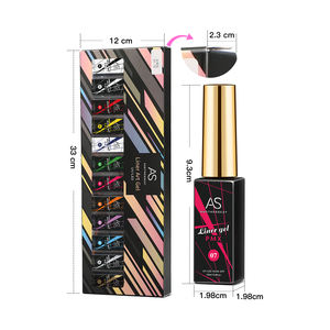 Kit <span class=keywords><strong>de</strong></span> <span class=keywords><strong>Vernis</strong></span> à Ongles Gel Liner 8ml <span class=keywords><strong>Marque</strong></span> Privée, Peinture UV <span class=keywords><strong>Semi</strong></span>-Permanente Personnalisée, Dessin, Manucure, <span class=keywords><strong>Vernis</strong></span> DIY, Gel <span class=keywords><strong>de</strong></span> Ligne Nail Art - Product Image 6