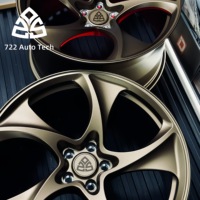 Jantes forgées monobloc 722Auto 18 19 20 21 pouces 5x114.3 5x120 5x130 Bronze antique pour Nissan Silvia S13 S14 S15 Skyline GT-R