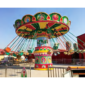 Tùy chỉnh trò chơi Swing funfair bay ghế Rides điện Merry đi vòng <span class=keywords><strong>Carousel</strong></span> để bán - Product Image 3