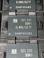 Chip EMMC KLM8G1GETF-B041 de 8GB 64Gbit EMMC 5.1 NAND Flash Memory IC BGA-153, Tarjeta Multimedia Integrada para Teléfono Inteligente y Tableta