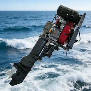 Motor fueraborda diésel de 15 HP y 4 tiempos con refrigeración por aire, bajo consumo de aceite, resistente a la corrosión, para embarcaciones de pesca y navegación marítima. - Product Image 5
