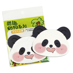 Esponja de baño de pulpa de madera con forma de animalito para exfoliar y limpiar el baño - Product Image 1