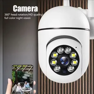 Telecamera di Sicurezza IP WiFi da Esterno Full HD con Sensore CMOS 3MP, Rilevamento Umano, Visione Notturna <span class=keywords><strong>e</strong></span> Audio per <span class=keywords><strong>Sorveglianza</strong></span> - Product Image 2