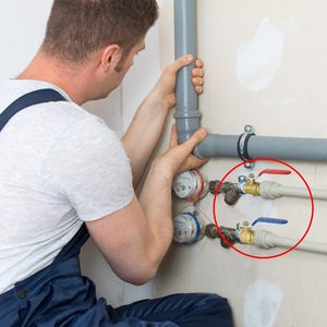 Hourleey 10-mảnh 3/4 inch <span class=keywords><strong>pex</strong></span> Brass đầy đủ cổng đóng van bi nóng/lạnh quý lần lượt nước dừng tắt 1 mảnh mỗi Màu Đỏ màu xanh - Product Image 5