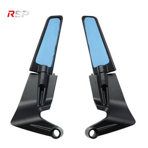 Nouveau rétroviseur universel pour <span class=keywords><strong>moto</strong></span> en ABS, réglable, style aile, anti-éblouissement, de remplacement pour <span class=keywords><strong>moto</strong></span> de route - Product Image 5