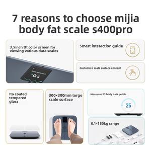 เครื่องชั่งน้ำหนักอัจฉริยะ Mijia Body Composition S400 Pro สำหรับลดน้ำหนักและตรวจวัดสุขภาพ ควบคุมผ่านแอป <span class=keywords><strong>Xiaomi</strong></span> - Product Image 3