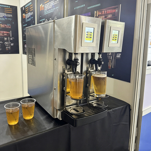 Dispensador de Cerveza Comercial de Doble Grifo con Pantalla Táctil, Acero Inoxidable 304 de Grado Alimenticio, Dispensador Automático de Cerveza para Pubs - Product Image 3