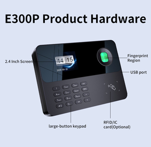 Machine de pointage des heures par empreinte digitale avec port RJ4 LAN, Wi-Fi 4G et batterie de secours - Product Image 3