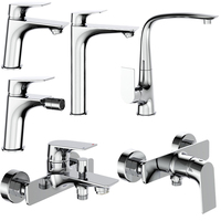 Nouvelle conception de robinets et mitigeurs de salle de bain en laiton à levier unique pour eau chaude et froide, et robinet de cuisine commercial